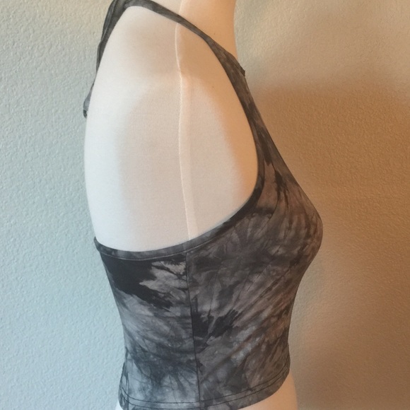 SALE⚡️⚡️NWT Gray Tie Dye Halter Tee Tank - Picture 6 of 7